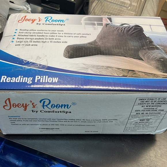 Joeys Room by ComfortSpa Reading Pillow - Picture 13 of 13